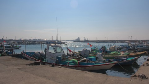 永新漁港場景圖