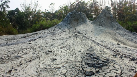 Wushanding Mud Volcano Landscape Nature Reserve scene picture